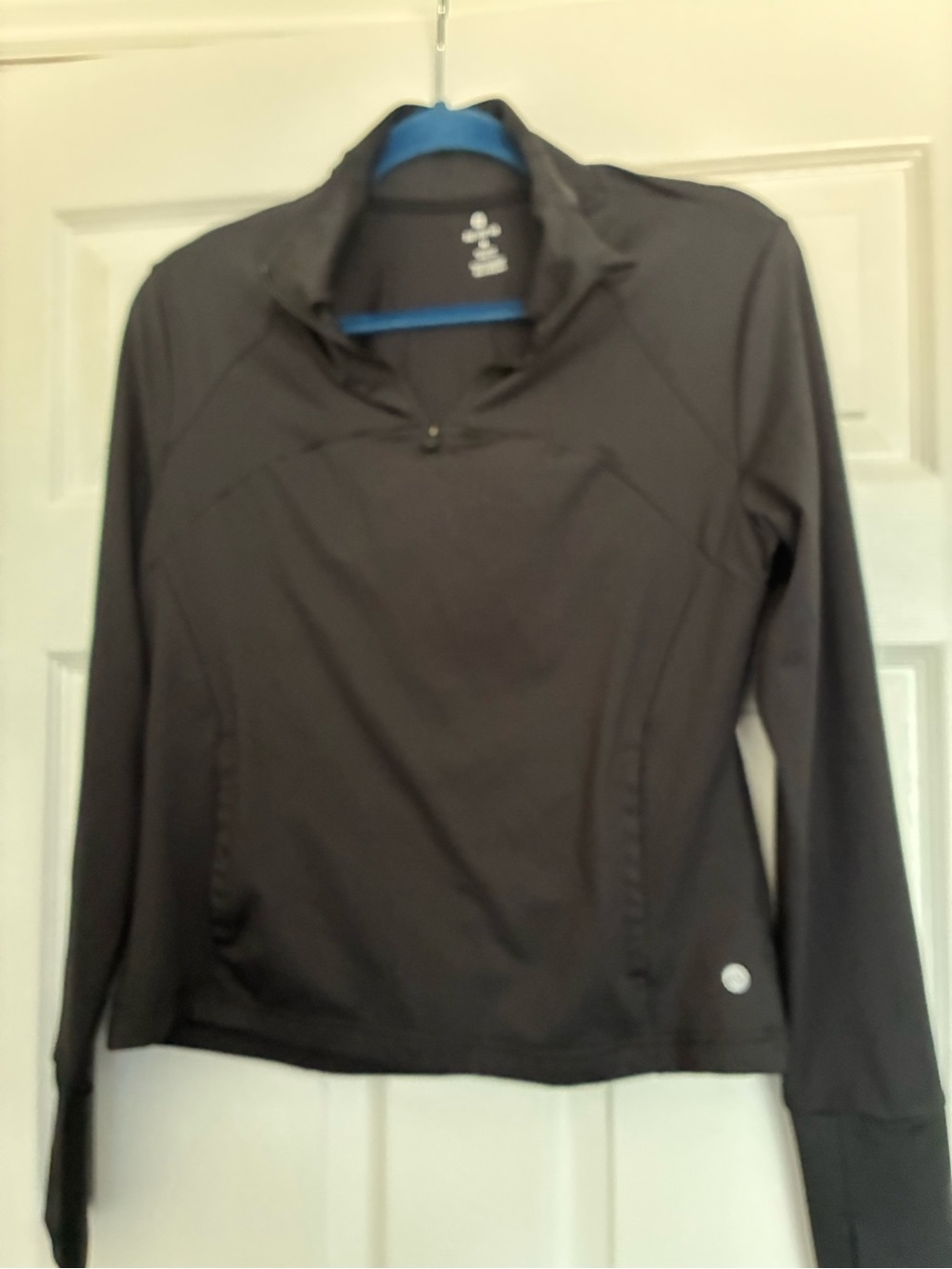 Apana Dark Black Women's Quarter-Zip Pullover